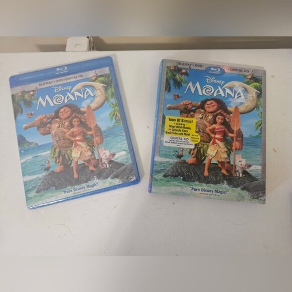 Disney Moana (Blu-ray + Dvd + Digital) 2 Disc New - Picture 1 of 3